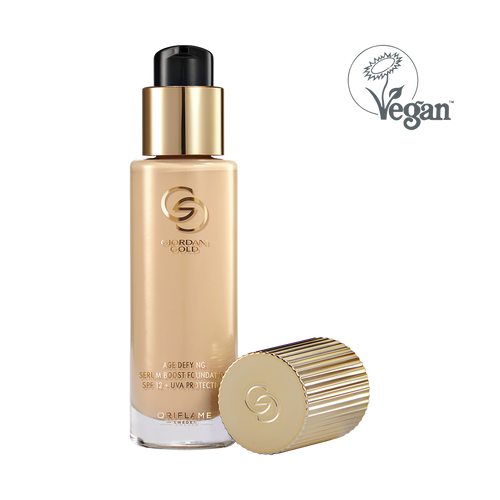 Base Antienvejecimiento Serum Boost con FPS 12 + Protección UVA  Giordani Gold - Light Beige Neutral
