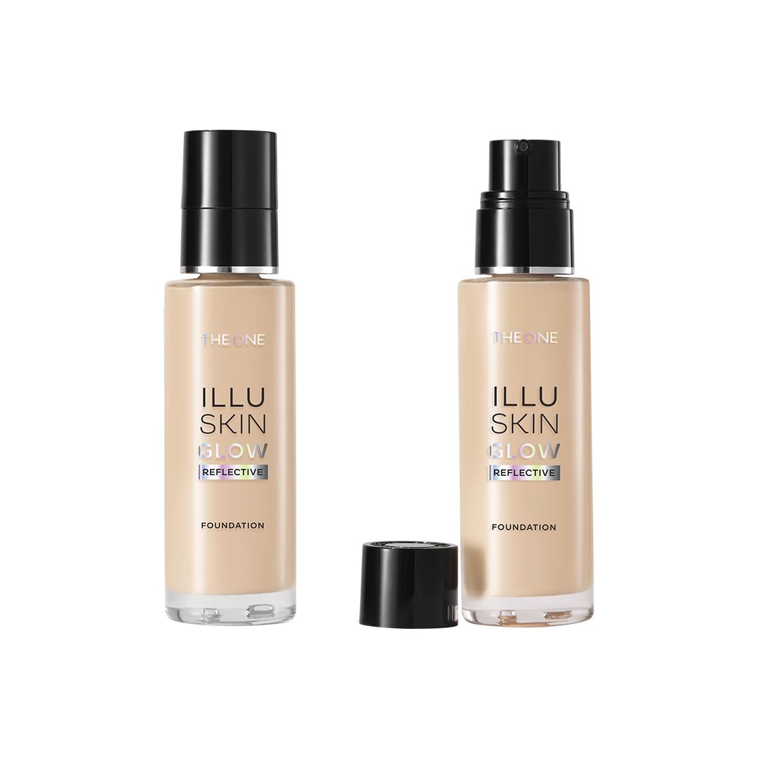Base de Maquillaje Illuskin Glow Reflective THE ONE - Marble Neutral